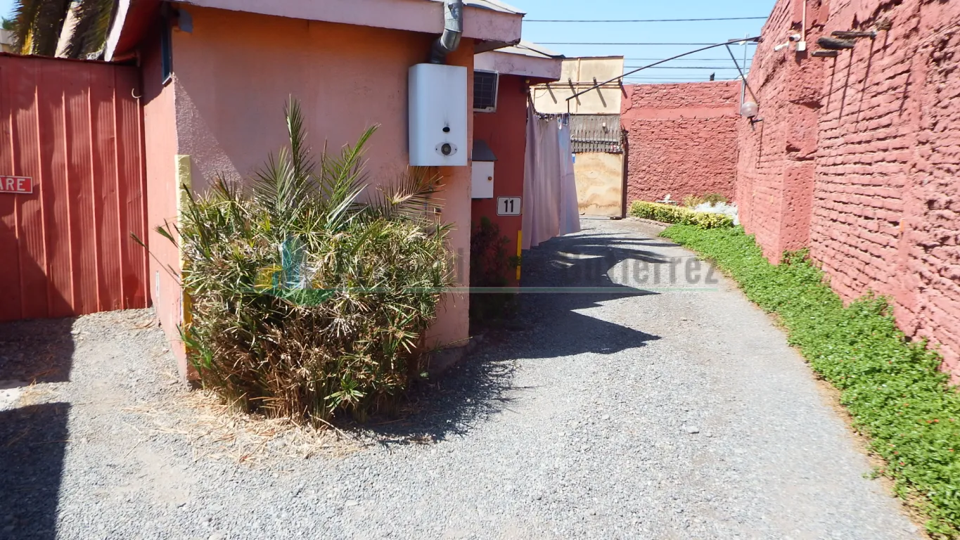 Cabañas con estacionamientos.